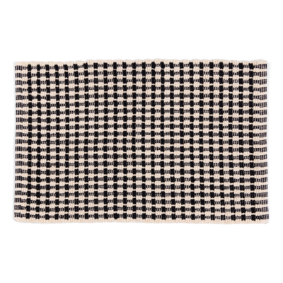 Badmat Tommy black 50x70 cm