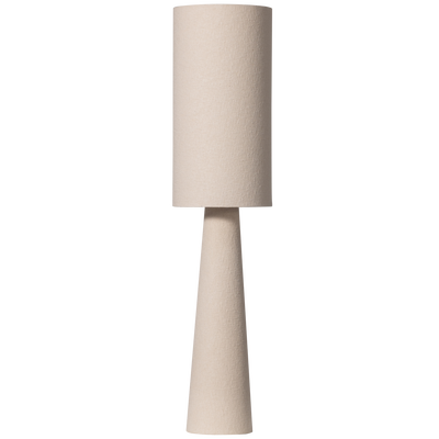 Loft vloerlamp metaal/boucle naturel met strepen 130xo30 cm