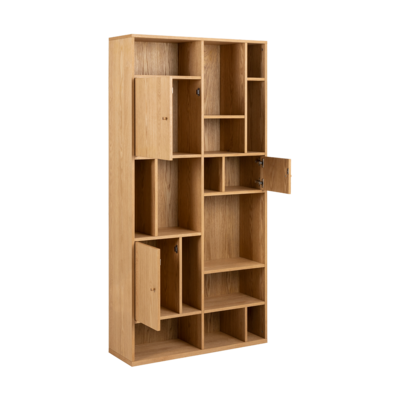 Houten boekenkast Maarten