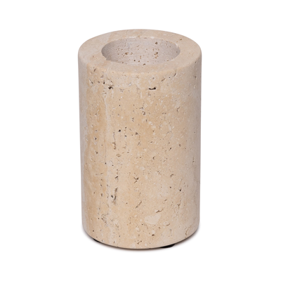 Waxinelichthouder Travertine
