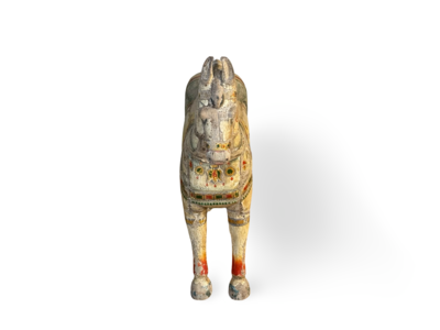 Paard hout mixed color unieke