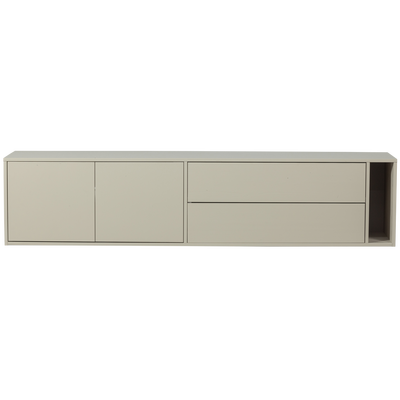 Settle down tv meubel 200 cm grenen middenbruin [fsc]
