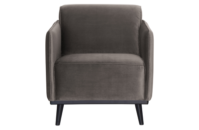 Fauteuil Statement met arm fluweel