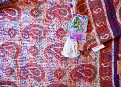 Kussen Kantha vintage 50x70 cm