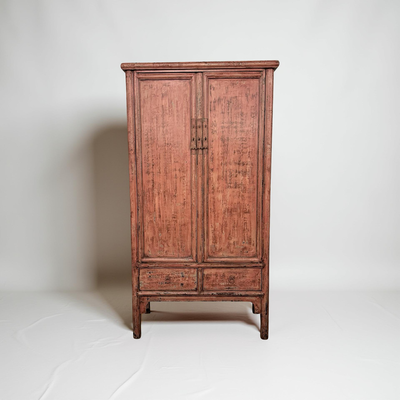 kast 2 deur 2 la roze/rood uniek