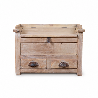 Mivaan - Vintage Teakhouten Box van Oud Hout