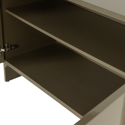 Liora tv meubel/dressoir hout hoogglans groen [fsc]