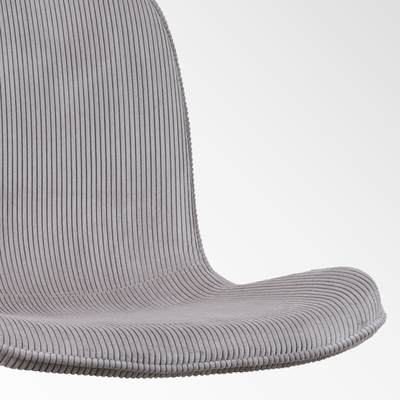 Eetkamerstoel Noa-Fé gestoffeerd - zwart onderstel