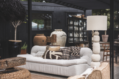 Staande lamp met kap