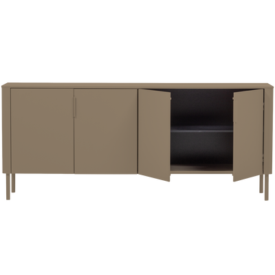 Gunnar dressoir 200 cm grenen mud [fsc]