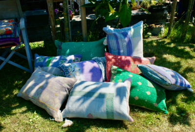 Kussen Kantha vintage 50x70 cm