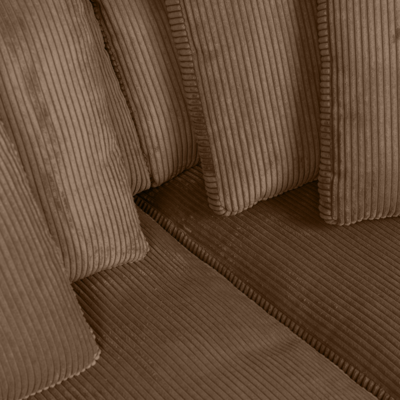 Loods 5 loveseat Mino ribfluweel