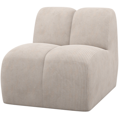 Mojo 1-zits element boucle ecru melange