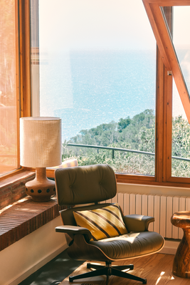 HK velvet kussen striped Honey