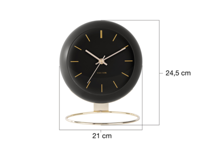 Karlsson tafelklok Globe