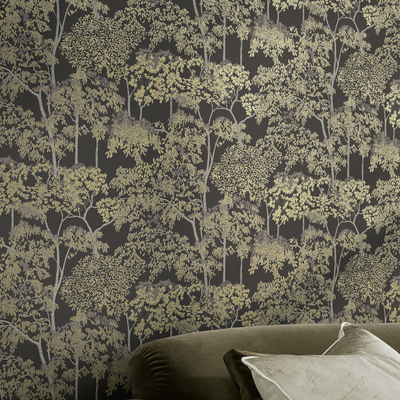 Vliesbehang Idyll tree elderton
