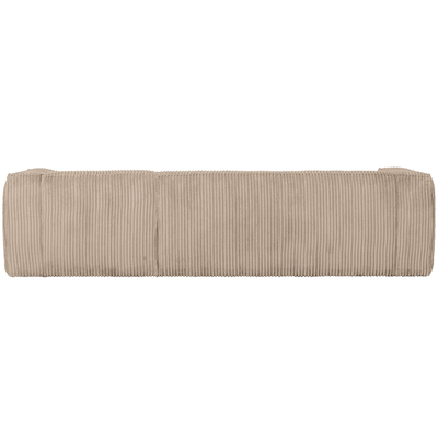 Bean hoekbank rechts chenille velvet taupe