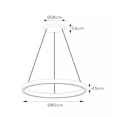 Liane hanglampen - Roestbruin