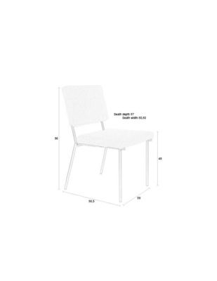 Zuiver Fellow Armstoel Off-White
