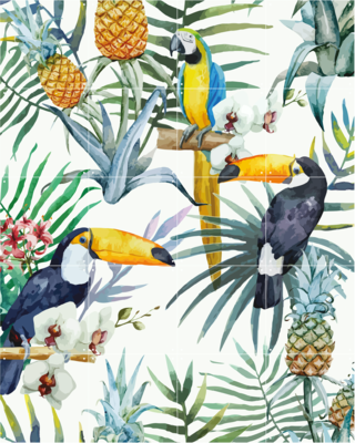 IXXI Tiger Jungle Toucan Family (dubbelzijdig)