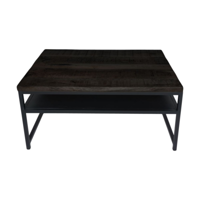 Salontafel Delhi Zwart Mangohout