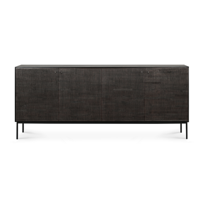 Grooves buffetkast zwart/bruin 