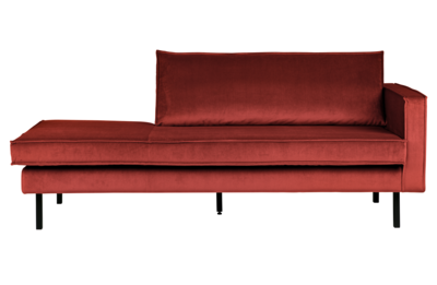 BePureHome daybed Rodeo velvet chestnut