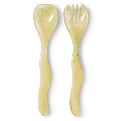 HK saladebestek mist green