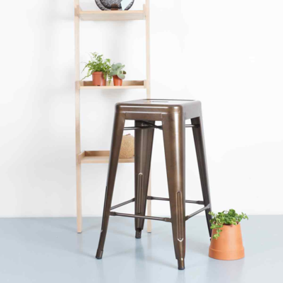 Metalen barkruk Café (zithoogte 65 cm)
