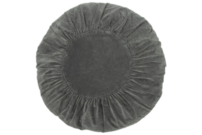 Rond kussen Ruffles fluweel 60 cm
