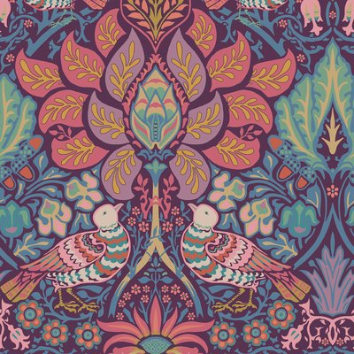 Behang William Morris at Home Dove Rose