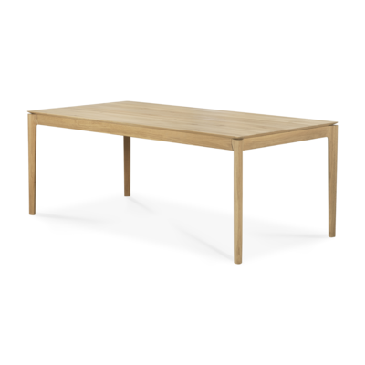 Ethnicraft - Tafel Bok - uitschuifbaar - eiken/zwart eiken