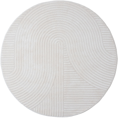 Vloerkleed Ella cream rond
