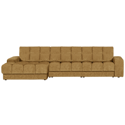 Second date chaise longue links velvet antraciet