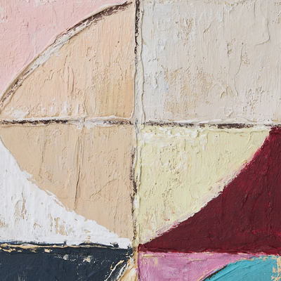 HKliving Schilderij Pocket exhibit Palette 20x26 cm