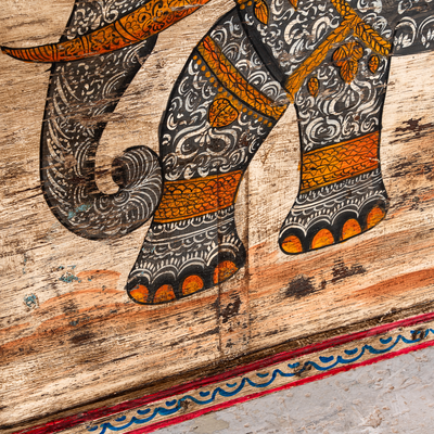 Dhairya - Handbeschilderde Wanddecoratie