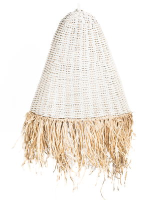 Seagrass hanglamp Tabanan met raffia