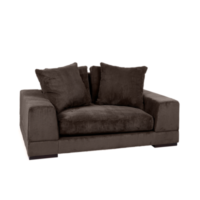 Loods 5 loveseat Mino ribfluweel