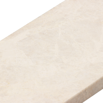 Marmer dienblad S 10x25cm - beige