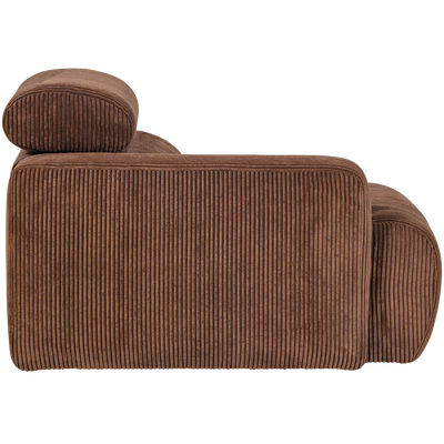 Novi 1-zits element arm links boucle karamelbruin