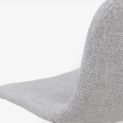 Barkruk Nino-Mats wit 75 cm - Gestoffeerde lage zitting