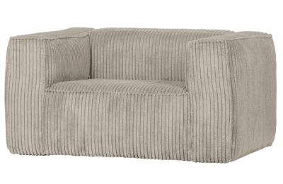 Bean fauteuil grove ribstof