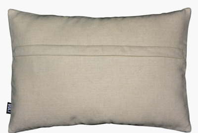 Kussen cells off white herringbone