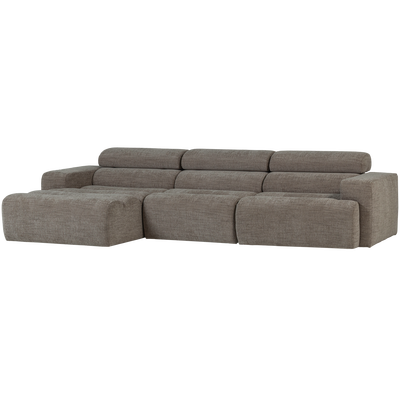 Novi chaise longue bank links oranje melange