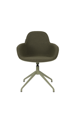 Armchair albert kuip swivel green