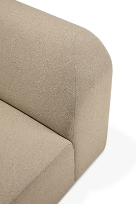 Bulky modulaire sofa - almond