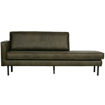 Rodeo daybed links structure velvet brass