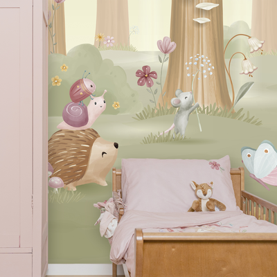 Digitaal behang Fairy Garden