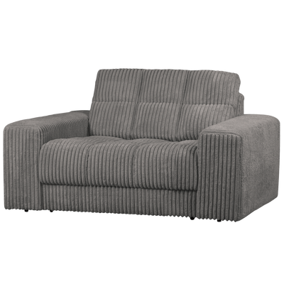Second date loveseat velvet warmgrijs