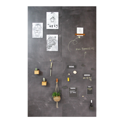 Magneetwand mat – krijtbord oudzwart